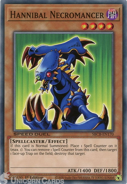 SBCB-EN170 Hannibal Necromancer Common 1st Edition Mint YuGiOh Card