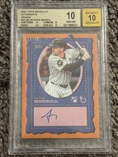2024 Topps Brooklyn Collection Jackson Merrill Auto Orange /25 BGS 10 Pristine