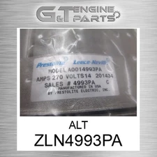 ZLN4993PA ALT fits CASE NEW HOLLAND (Surplus Open Box)