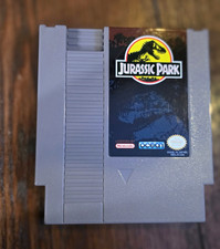 Jurassic Park Nintendo NES Game Cartridge (Ocean, NTSC-U/C US/Canada)