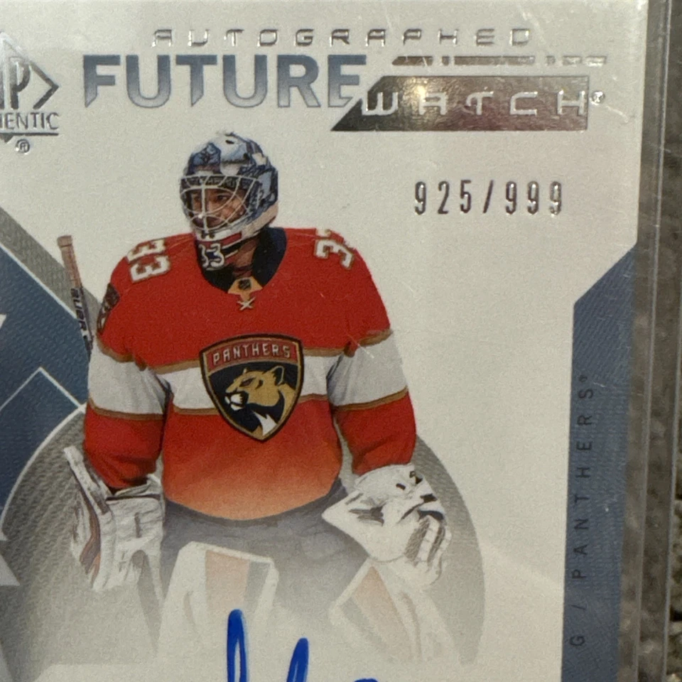 18-19 UD SP Authentic Future Watch Auto Samuel Montembeault /999 Ebay 1/1 MTL 🔥 - Image 2 of 3