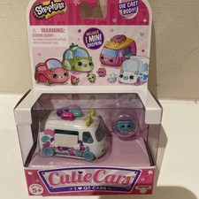 Moose Shopkins Cutie Cars - Jelly Bean Machine  - Die Cast With Mini Shopkin New