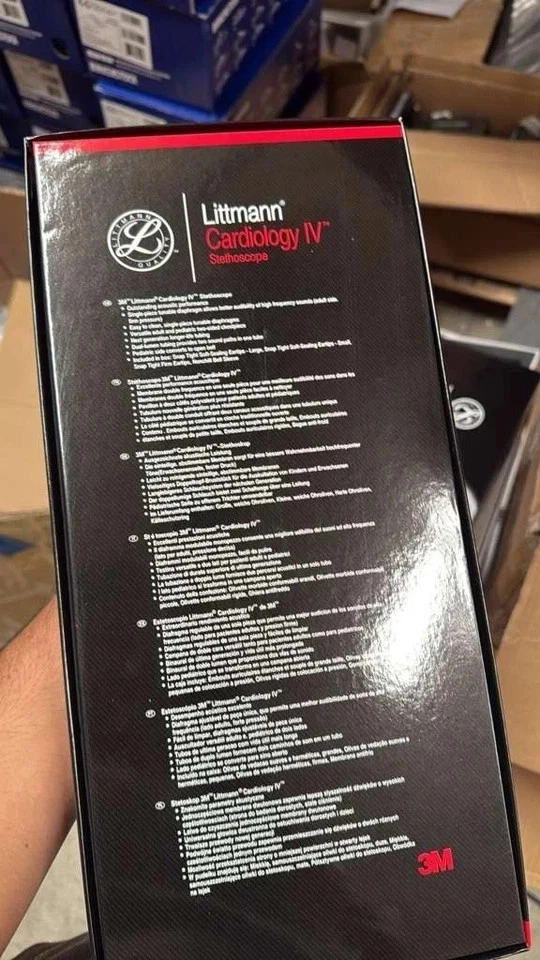 Estetoscópio 3M Littmann Cardiology IV, 5621, prata/cinza 27" - Imagem 2 de 3