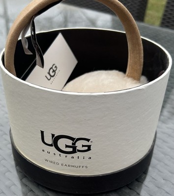 UGG's Classic Tech Wired Shearling Earmuff In Chestnut NIB | eBay