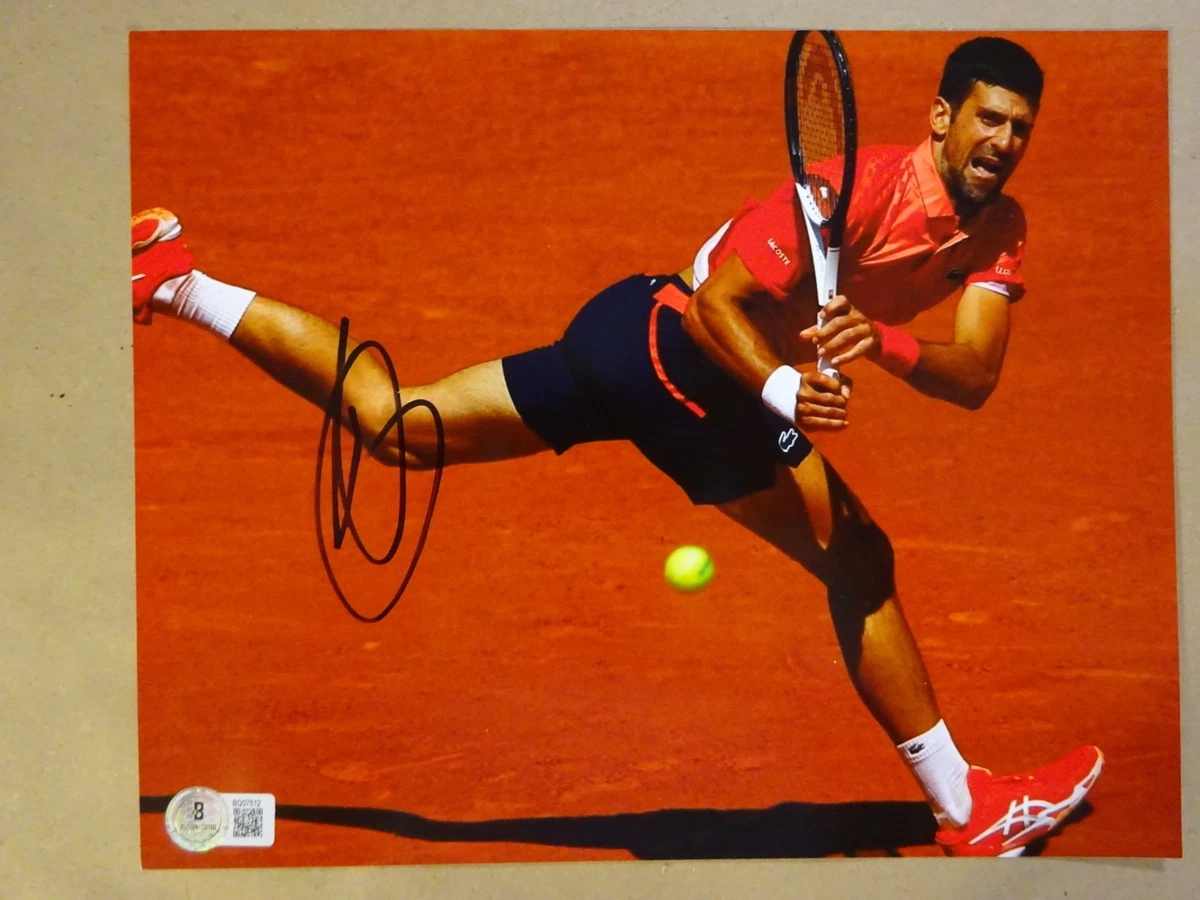 Preços baixos em Fotos autografadas-Novak Djokovic Tennis | eBay