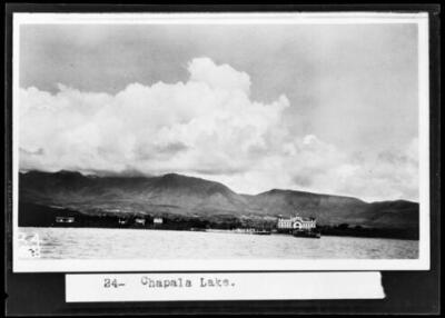 View of Laguna de Chapala in Mexico Old Photo