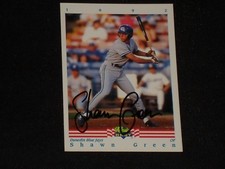 SHAWN GREEN 1992 CLASSIC MINORS SIGNED AUTOGRAPHED CARD #348 BLUE JAYS