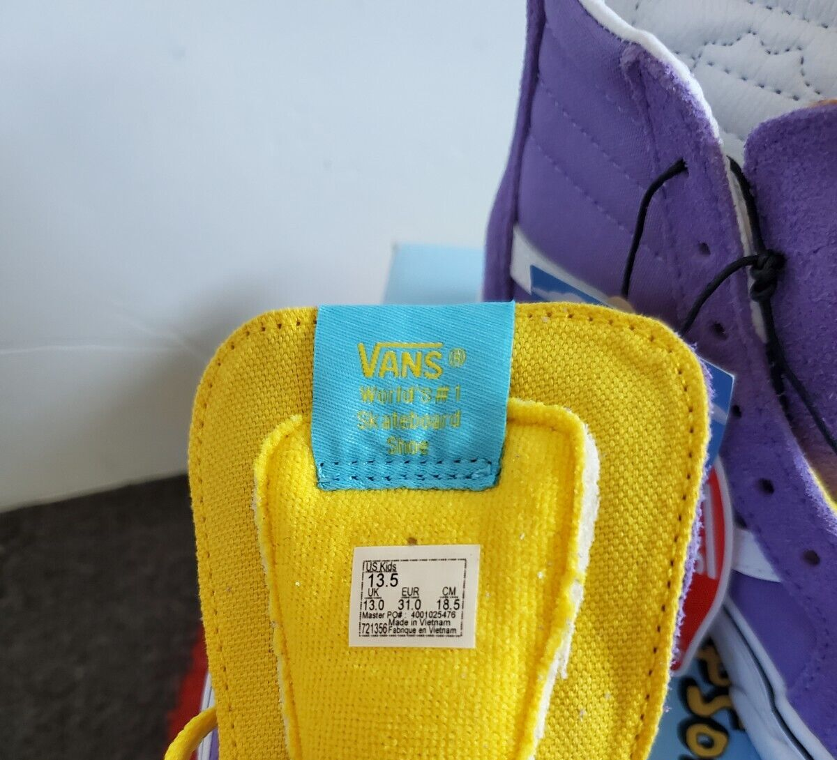 Rare HT Vans Collab Simpson Lisa Simpson For President Skate