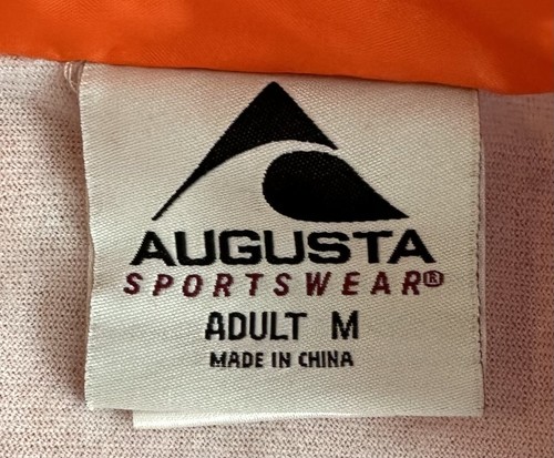 Augusta Sportswear Chicago Park District Lifeguard Service Jacket Orange MEDIUM - Picture 4 of 4