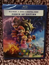 The Super Mario Bros. Movie (Blu-ray + DVD + Digital 2023) Power Up Edition New