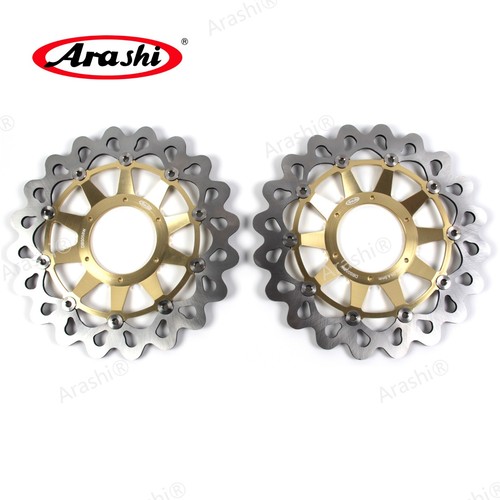 Disque de frein avant pour Honda CBR1000RR Fireblade non-ABS 2008-2016 2010 2011 - Picture 2 of 8