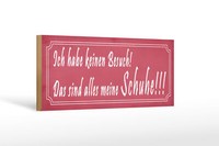 Holzschild Spruch 27X10 Cm Das Sind Alles Meine Schuhe Deko Schild Wooden Sign