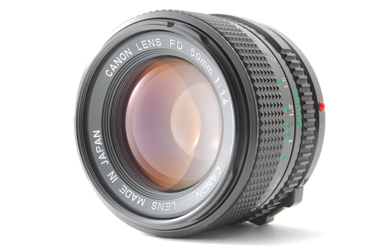 キャノン NEW FD 50mm F/1.4 MF 標準レンズ l4074 Canon New FD 50mm f/1.4 NFD Standard MF Lens [Excellent+++++