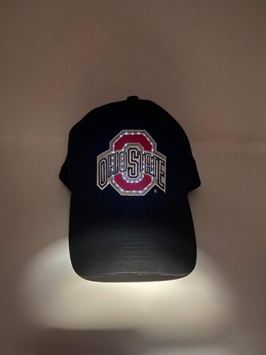 *VINTAGE* Lightwear Ohio State University OSU Buckeyes Light-up Hat Cap - Picture 7 of 10