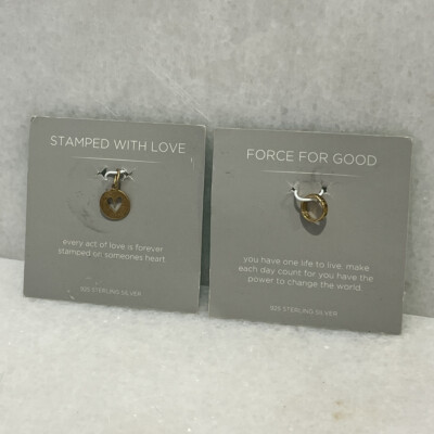 Origami Eule Sterlingsilber 925 Herz Liebe Anhänger Charm, Kraft für Gutes Anhänger