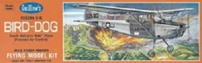  Balsa wood airplane model Cessna O-1E Bird Dog Guillows # 902