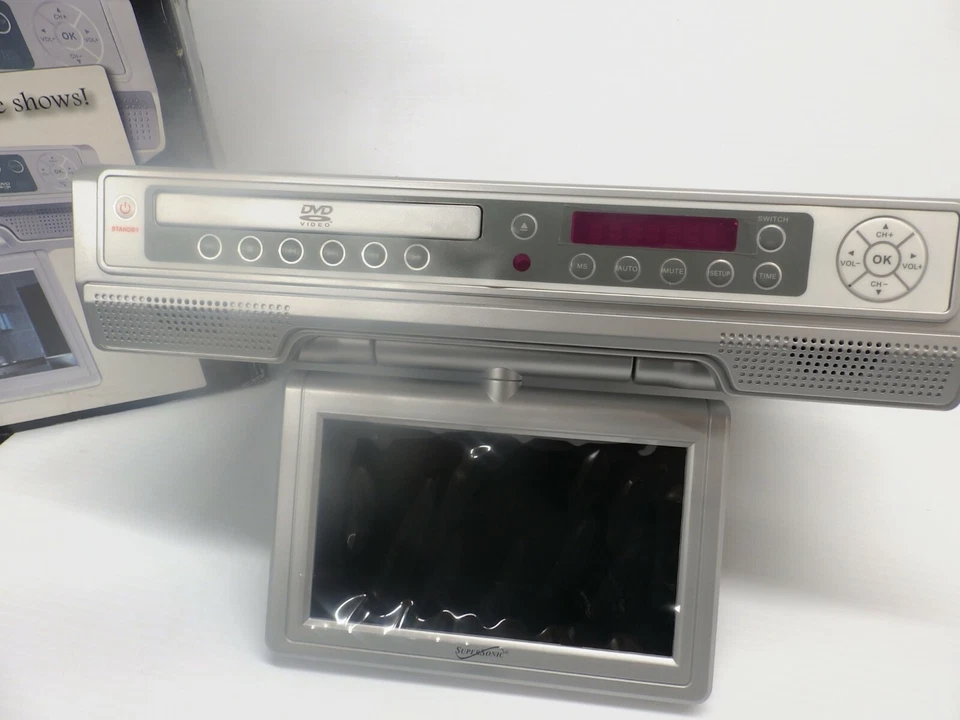 SuperSonic SC-750KDT 7" Top Mounted DVD Player with TFT LCD TV - Image 2 of 4