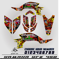 Pegatinas Yamaha YFZ450 2003-2008 Gráficos ATV Custom Vinyl Decals