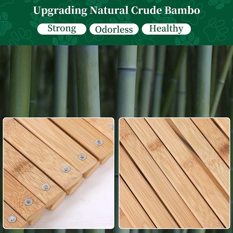 Расширяемый аккордеон ворота для собак деревянный забор для домашних животных собак защита дверных проемов - Изображение 3 из 4