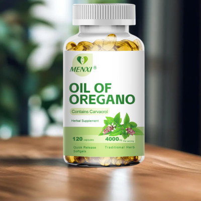 Oil of Oregano 120 Softgels Formulated with Extra Virgin Olive Oil Strength 60:1