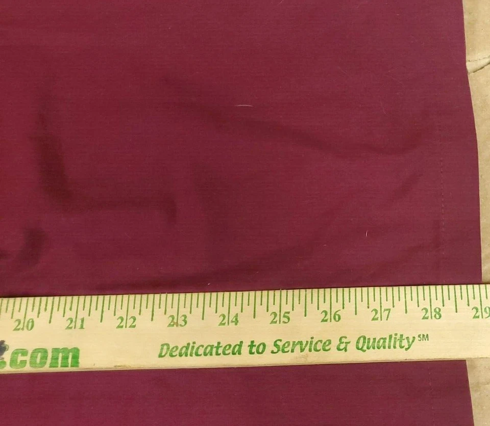 Urbane Scrubs burgundy women's straight leg drawstring scrub bottoms size L 29L - Image 4 of 4