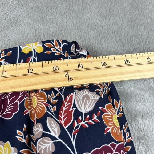 Melloday Skirt Size M Floral Print Tiered Maxi Lined Cottage Core Romantic Fall - Picture 10 of 11