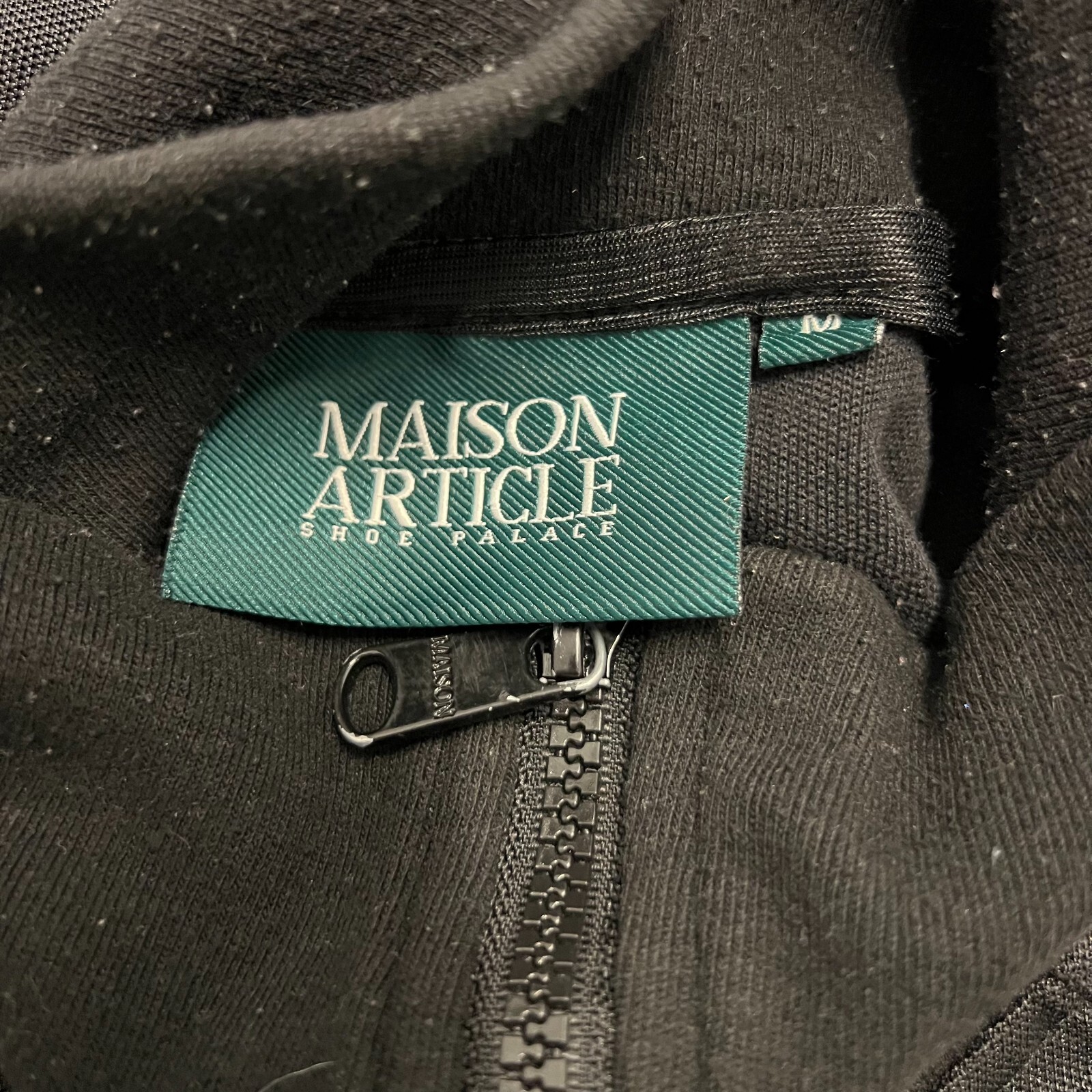 Size Medium- Maison Article Track Jacket Mens Bla… - image 5