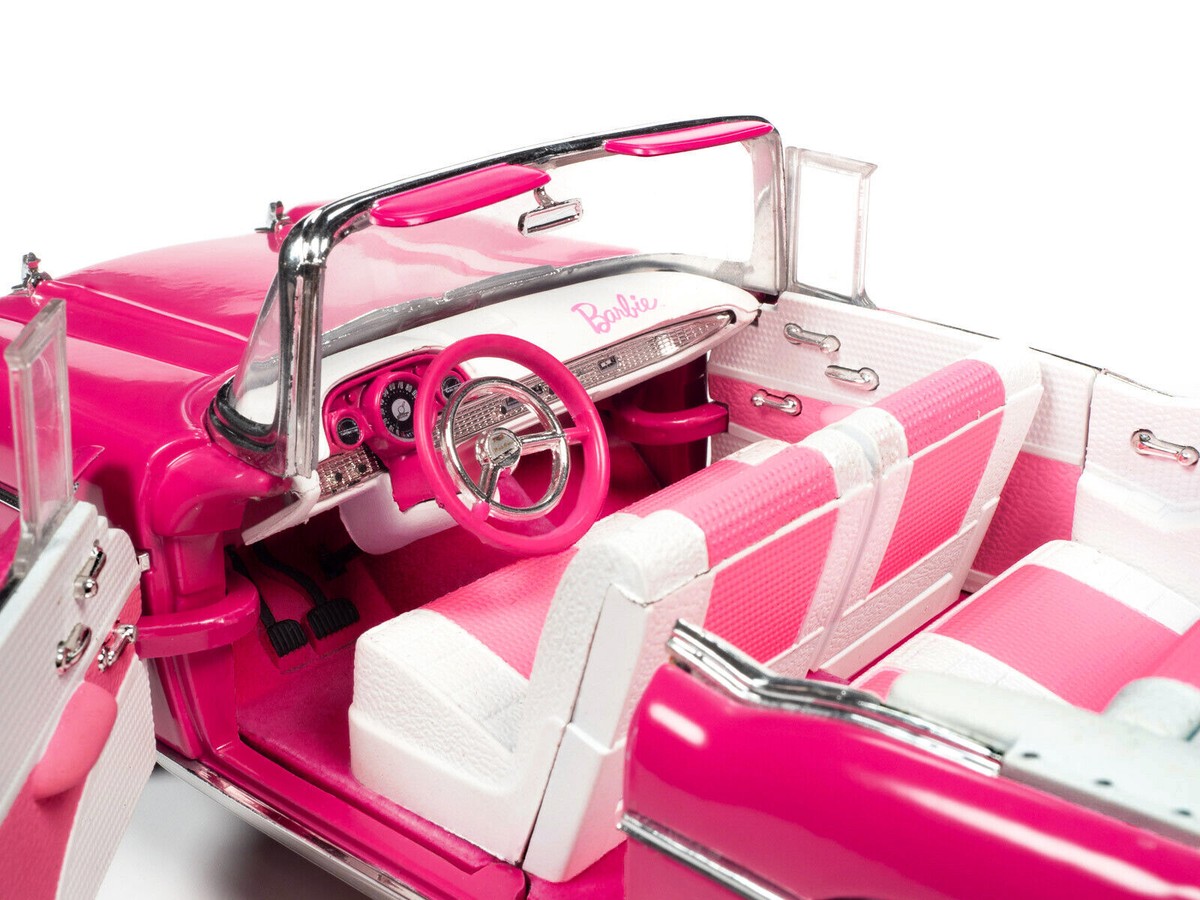 1957 CHEVROLET BEL AIR CONVERTIBLE PINK 