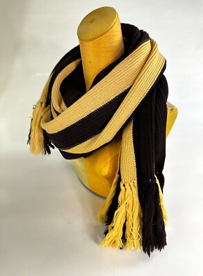 Yohji Yamamoto Y3, Adidas, Oversized Navy and Yellow Striped, Knit