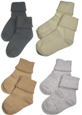 Tic Tac Toe Girl's Triple Rolled Rollover Ribbed Seamless Sock