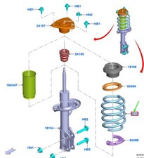 Ressort divers Ford EXPLORER
