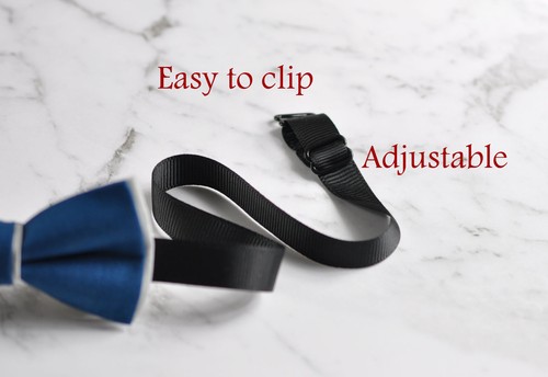 Baby Boy Kids 100% Cotton 2 Layers Bow Tie Wedding Pink NAVY BLUE Yellow Grey - Picture 25 of 88