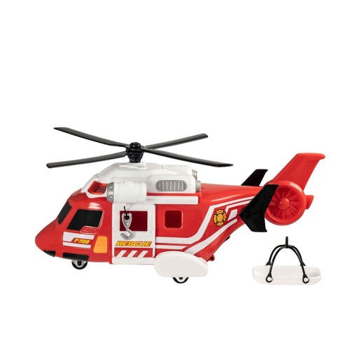 Teamsterz Mighty Machines Fire Rescue Helicopter | Light & Sound Toy Vehicle - Picture 6 of 7