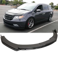 Carbon Fiber Front Bumper Lip Spoiler Splitter Protector Kit For Honda Odyssey