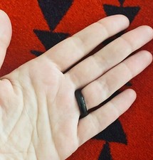 Black Onyx Ring / Natural Ring / Stone Size 6 / Unisex Ring / Free Gift