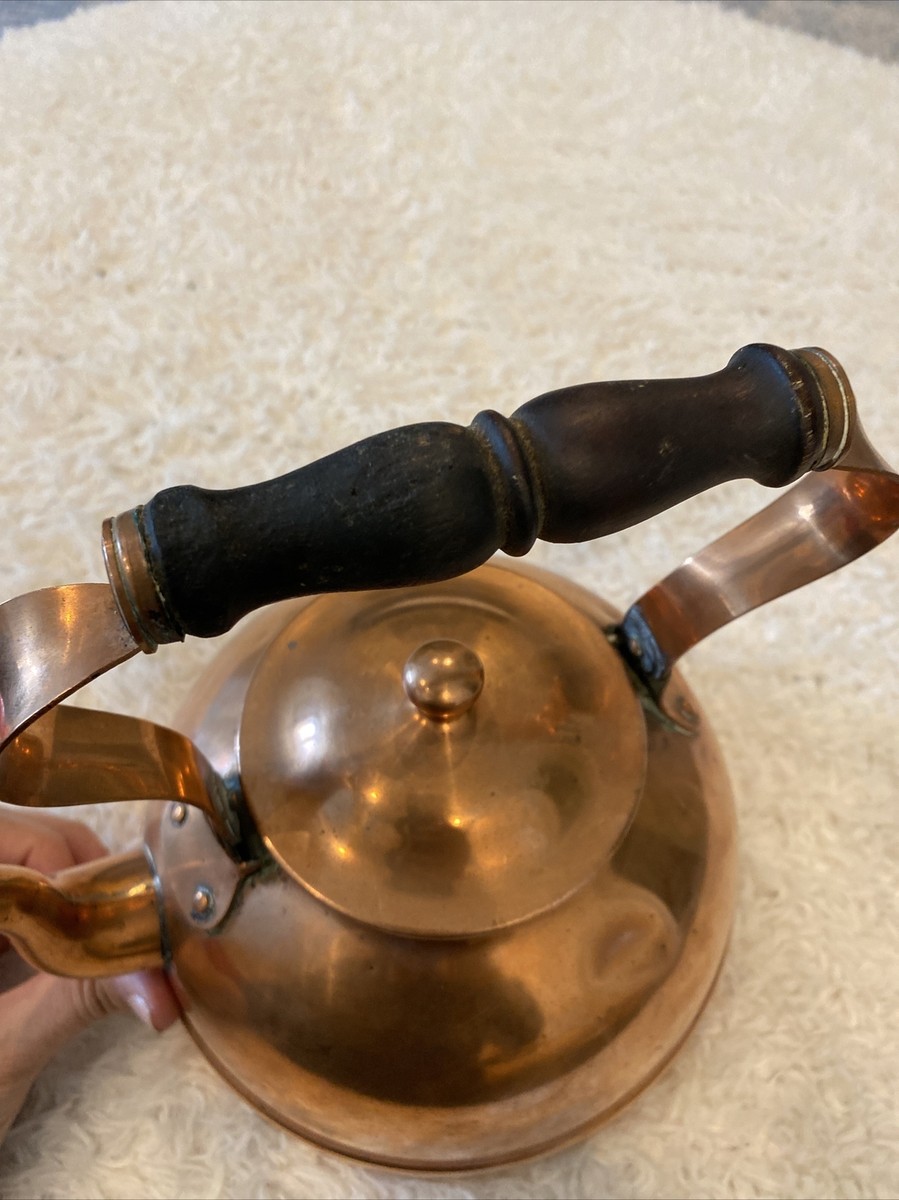 VTG Antique Tagus R.52 Copper Kettle Tea Pot Made in Portugal