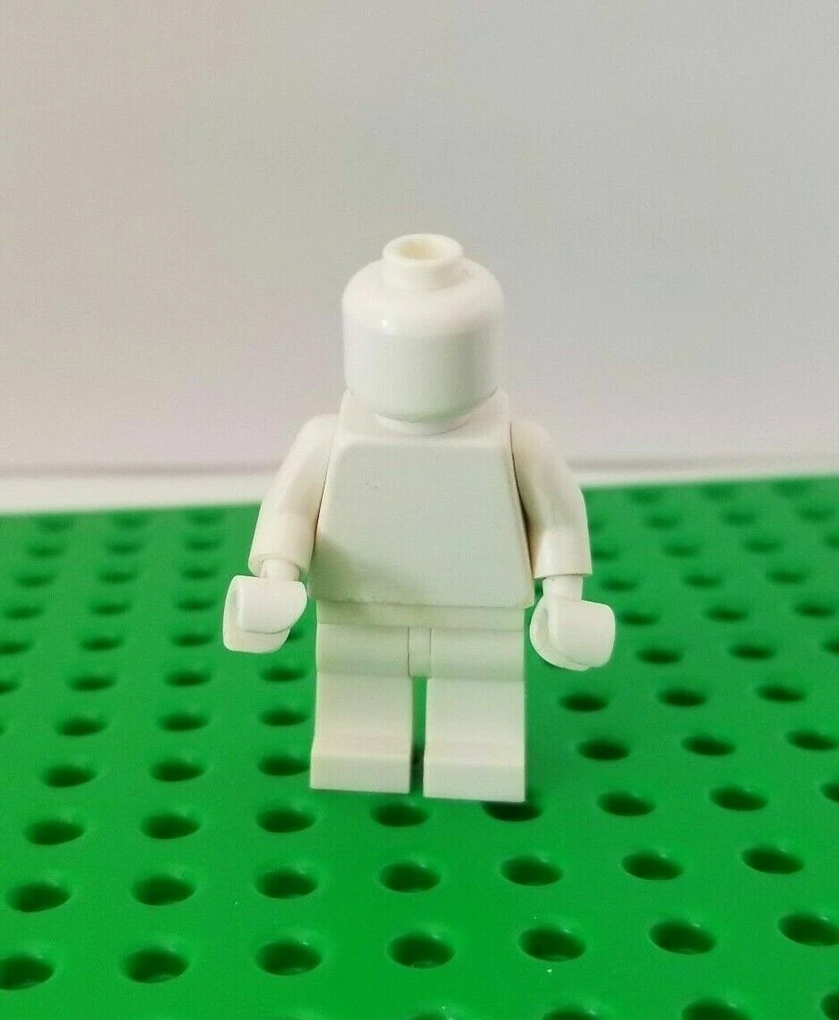 NEW LEGO White Body Minifigure Head Torso Hands Legs Monochrome