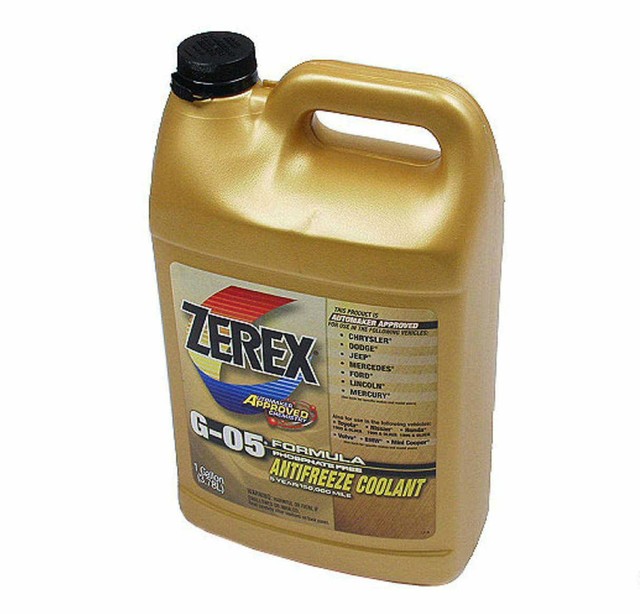 x2 GALLON PACK ZEREX G05 YELLOW Coolant Antifreeze Fluid for Jaguar
