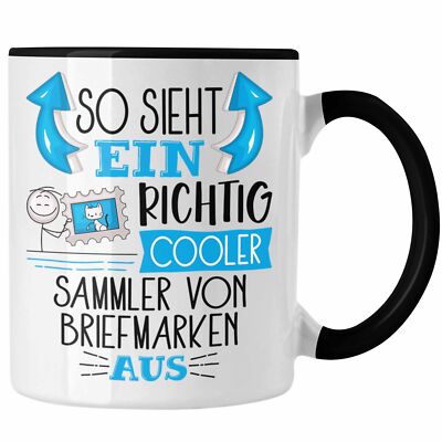 Trendation - Sammler von Briefmarken Tasse So Sieht Ein Richtig Cooler Sammler v