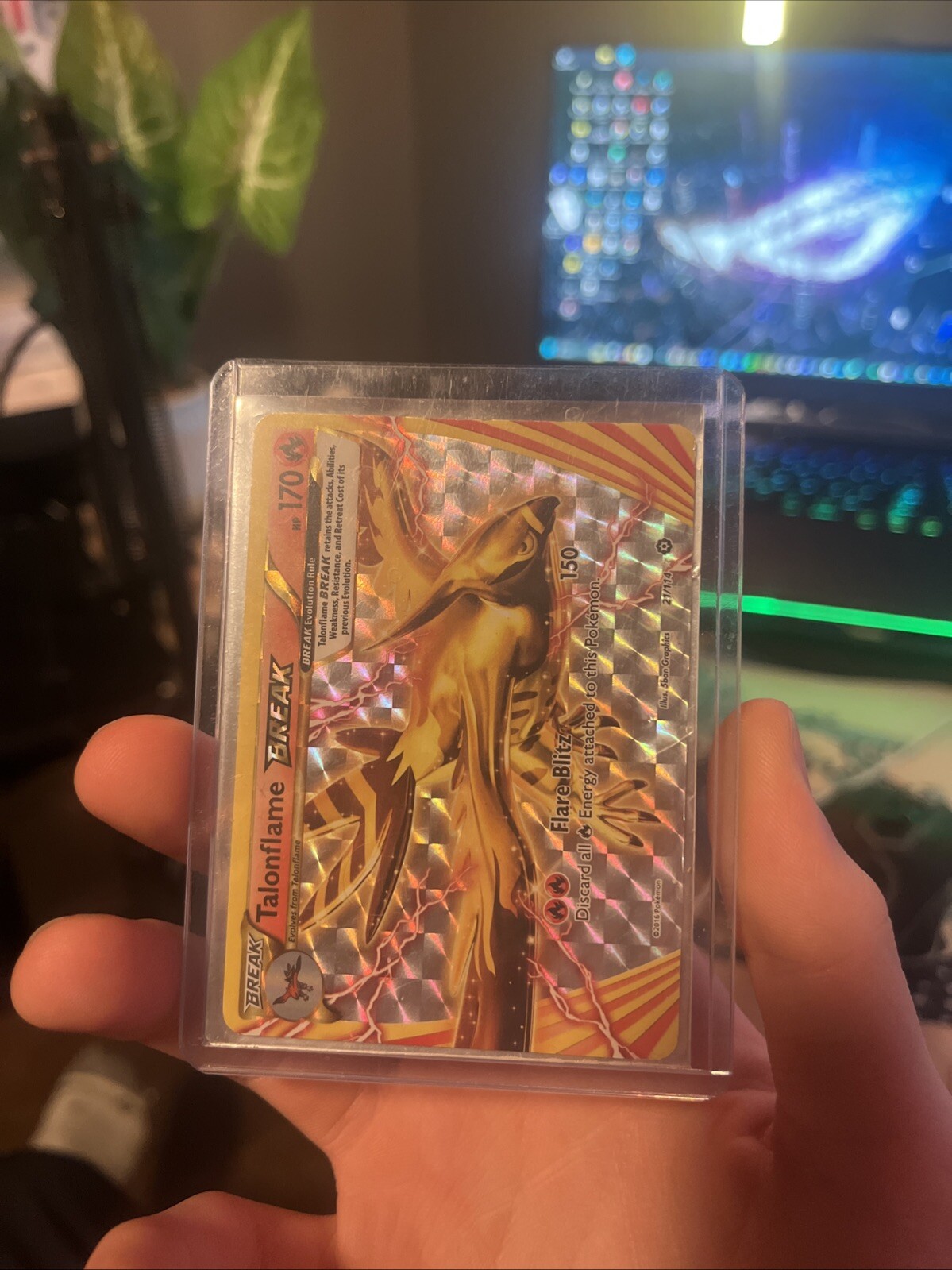 2016 POKEMON XY STEAM SIEGE 21 TALONFLAME BREAK-PSA 10 GEM MINT 💎