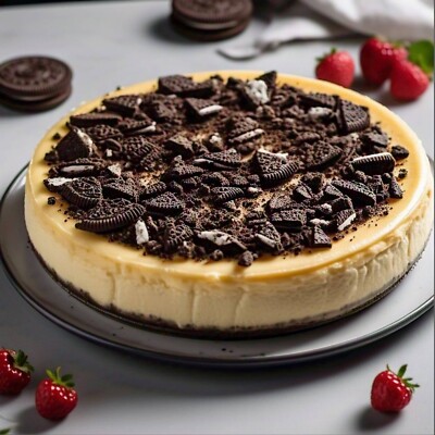 Andy Anand Sugar-Free Cookies & Cream Cheesecake 9'' (2 lbs), Shipped 2nd Day Air