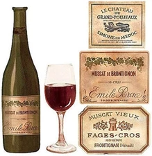 25 Wine Tasting WALLIES CUTOUTS