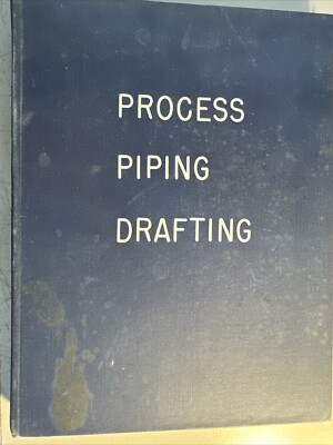 Vintage Process Piping Drafting - Rip Weaver 1970 Textbook