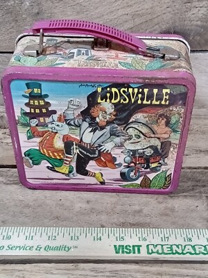 Vintage 1971 Lidsville Metal Lunchbox Sid And Marty Krofft No
