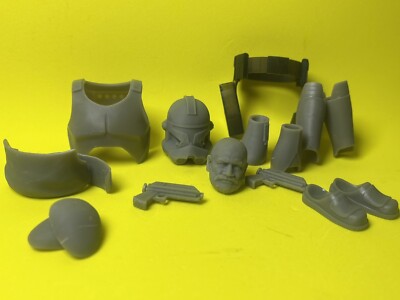 Star Wars Rebels Old Man Rex Bausatz Maßstab 1:12 6'' Black Series Custom 3D Druck
