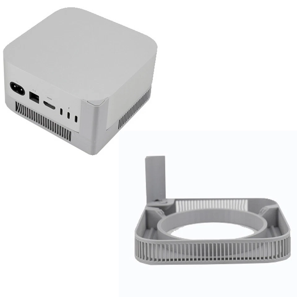 Push Switch+Cooling Base For 2024 Mac Mini M4 /M4 Pro Top Button 3D Printing - Image 2 of 4
