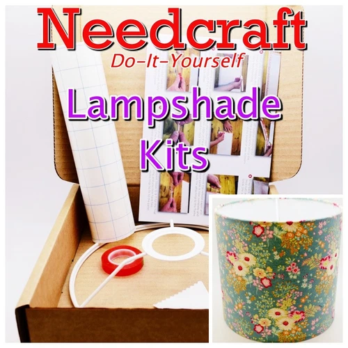 Drum Lampshade Kits DIY Round/ Rounded Square Make Your Own Made in the UK