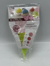 Sweet Creations by good cook 4ct Oodle Tip STAR 12" Decorating Bags Disposable