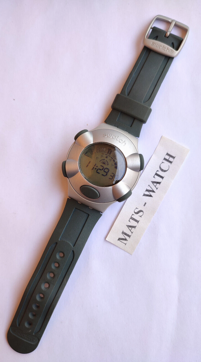 Swatch Irony Beat Yqs1001 Webstream Green New/Nos