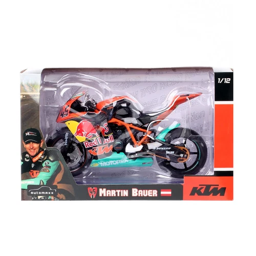 Modellino moto pressofuso 1:12 Automaxx KTM RC8R 1190 2011 #45 Martin Bauer - Foto 3 di 14